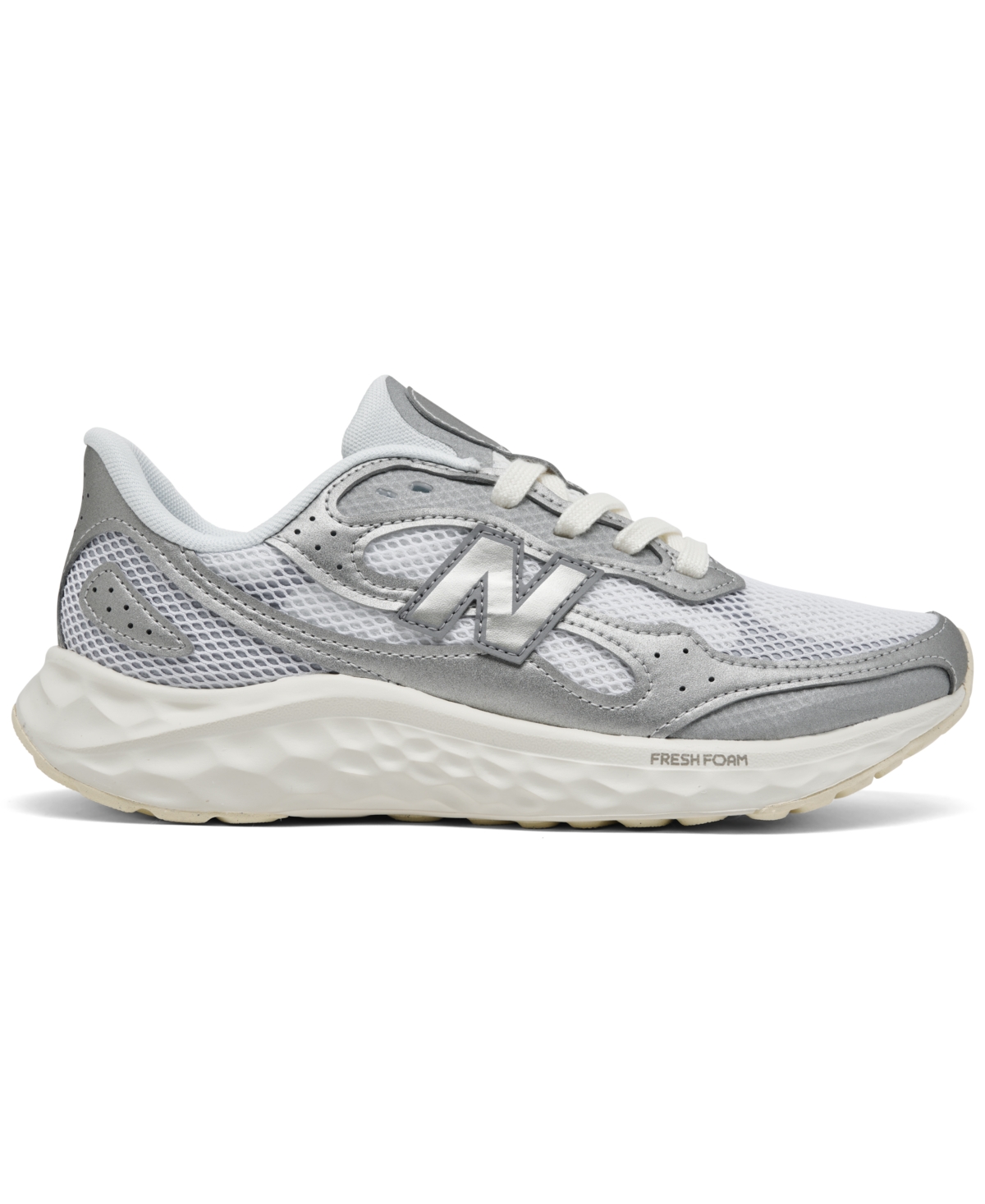 New Balance Women's Fresh Foam Arishi V4 Tiralux Running Sneakers From Finish Line In Silver Metallic
