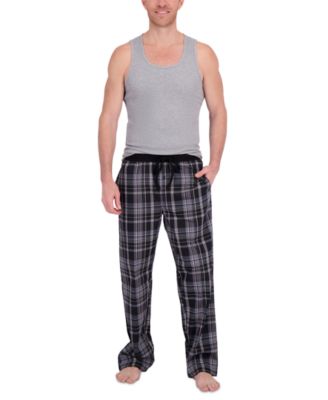 Hanes - Men's Tank Tee & Stretch Woven Pant Sleep Set