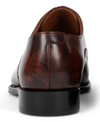 Men's Windsor Broque Cap Toe Leather Oxford Dress Shoes