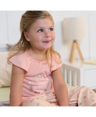 Toddler Girls 3-Piece T-Shirt, Shorts & Pants Pajama Set, Garderning, 5T