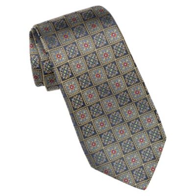 Big & Tall De Sica- Silk Jacquard Tie for Men