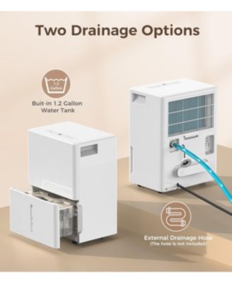 2500sq.ft Multifunctional Dehumidifier, 22-Pint, Drain Hose, Smart Humidity Ctrl