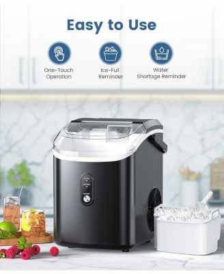 Nugget Ice Maker Countertop with Soft Chewable, Home / Kitchen & Dining