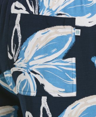 Men's Classic-Fit Tropical Floral 7" Drawstring Shorts 