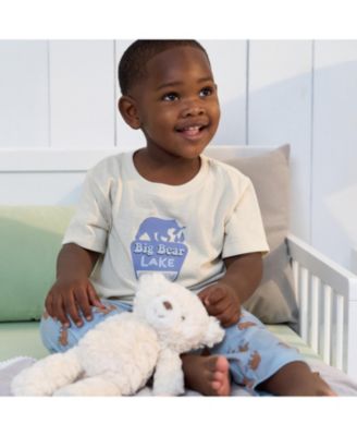 Toddler Boys 3-Piece T-Shirt, Shorts & Pants Pajama Set, Rock & Roll, 5T