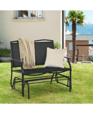 Iron Patio Rocking Chair for Outdoor Backyard and Lawn