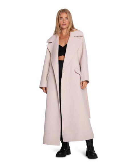 Женское пальто Belle & Bloom Heart To Heart Large Collar Maxi, цвет: Rosewater