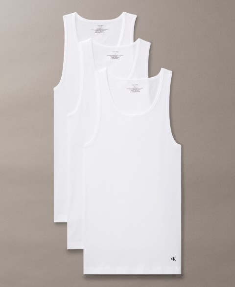 Бельё Calvin Klein Men's 3-Pack Cotton Classics Tank Tops