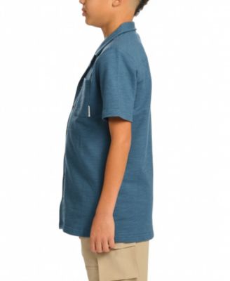 Little and Big Boys Button-Up Shirt
