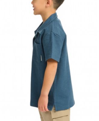 Little and Big Boys Button-Up Shirt