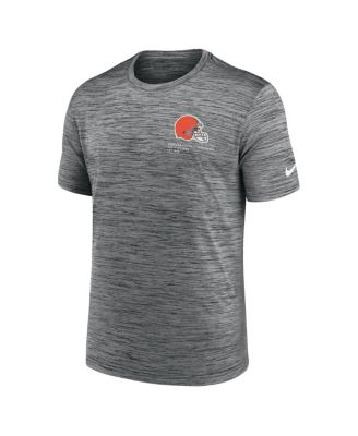 Men's Anthracite Cleveland Browns Velocity Performance T-Shirt
