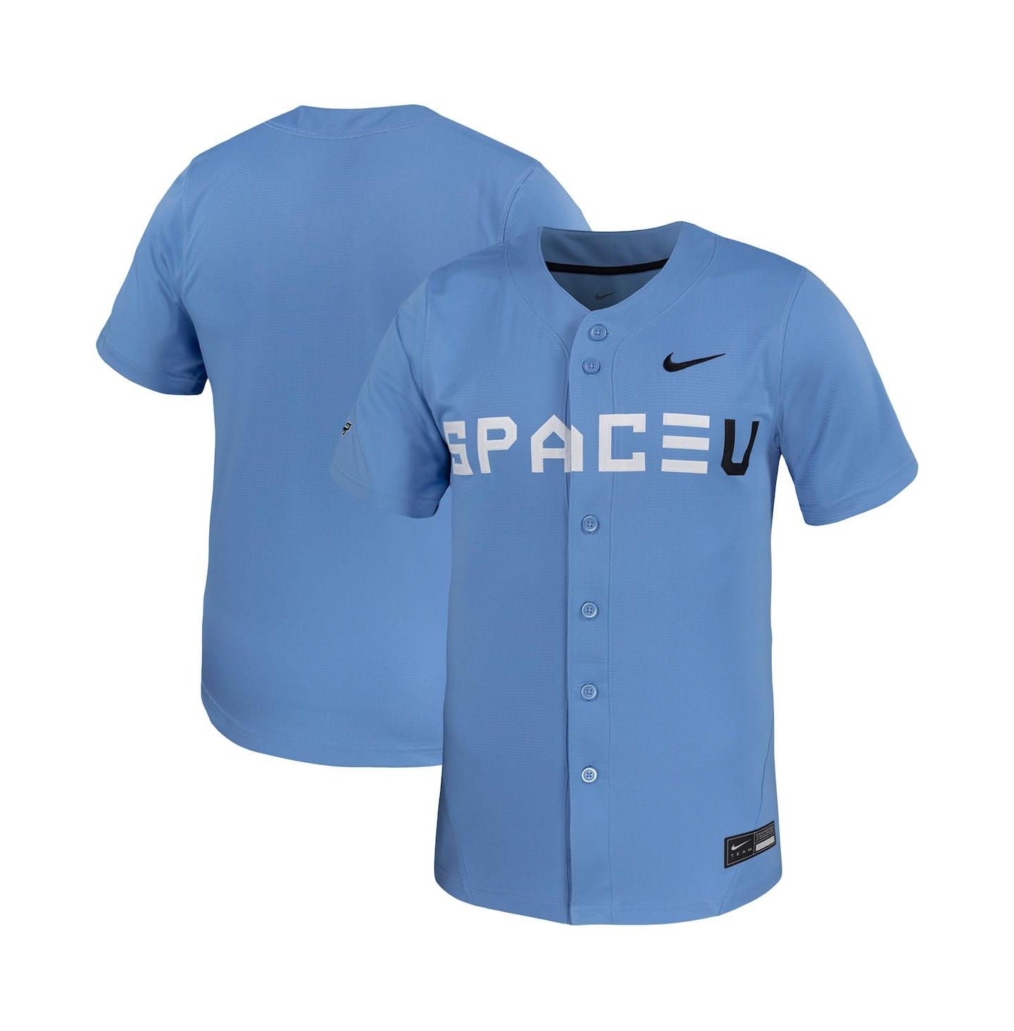 Мужской топ Nike Light Blue UCF Knights Replica Baseball Jersey — фото 1
