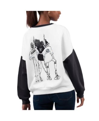 Women's White Las Vegas Raiders A-Game Pullover Sweatshirt
