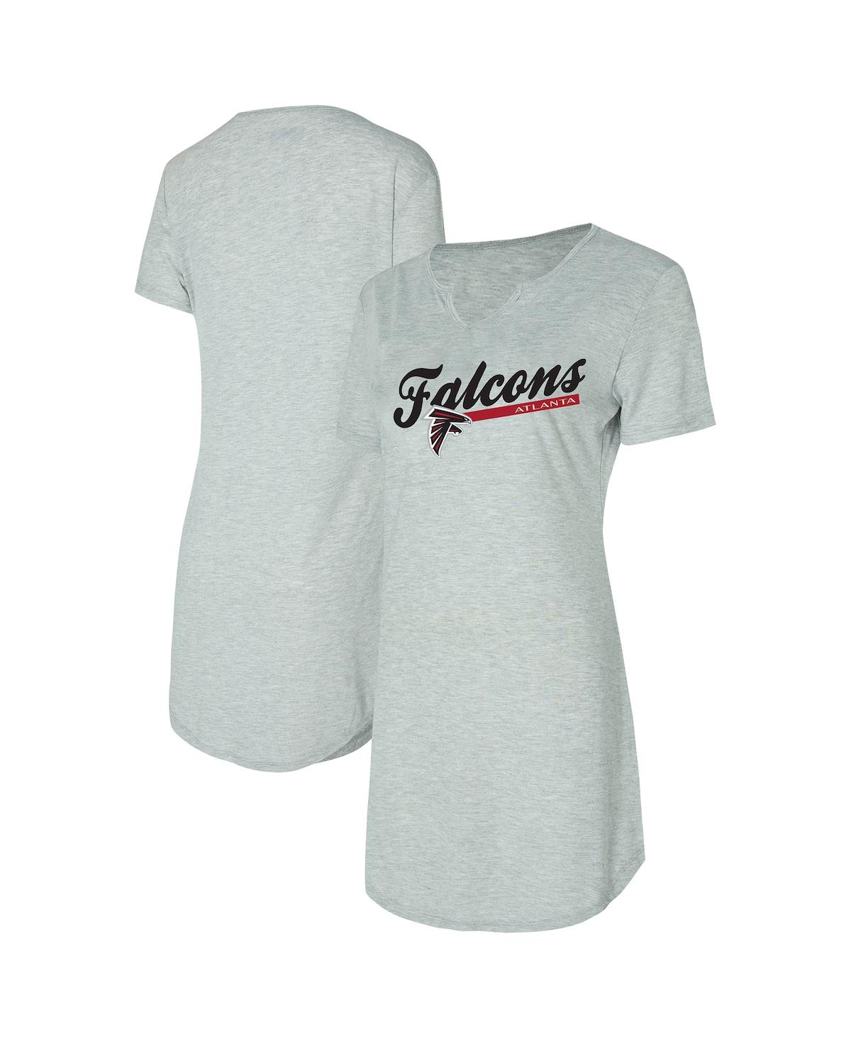 Shop Concepts Sport Women's Gray Atlanta Falcons Petition Knit Nightshirt