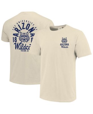 Image One - Men's Cream Arizona Wildcats Comfort Colors Mascot Overlay T-Shirt
