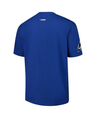 Men's Blue Colorado Avalanche Turn It Up Dropped Shoulder T-Shirt