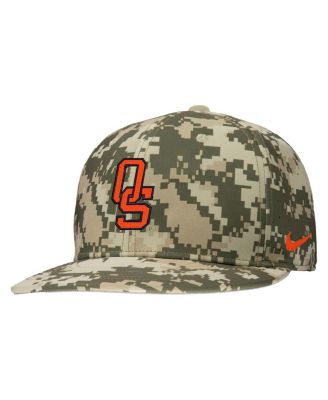 Nike - Men's Digital Camo Oklahoma State Cowboys On-Field Baseball Performance Fitted Hat