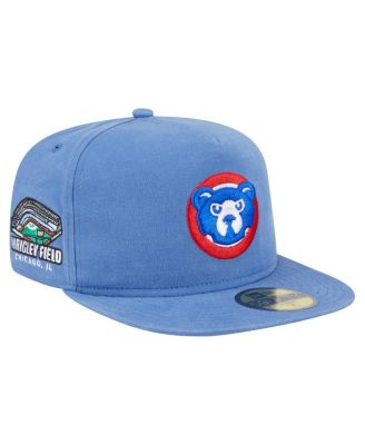 New Era - Men's Light Blue Chicago Cubs Championship Side Flag A-frame 59fifty Fitted Hat