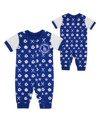 Outerstuff - Newborn Blue Los Angeles Dodgers Hard 90 Coveralls