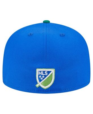 Men's Blue Seattle Sounders FC 2025 Kickoff 59FIFTY Fitted Hat