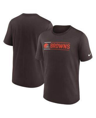 Nike - Men's Brown Cleveland Browns Exceed Performance T-Shirt