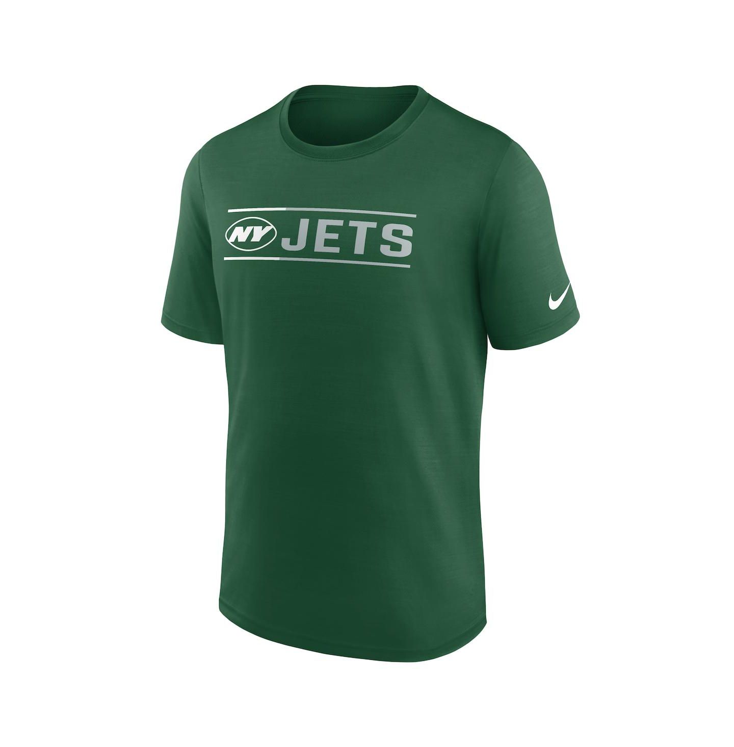 Мужская футболка Nike Green New York Jets Exceed Performance — фото 2