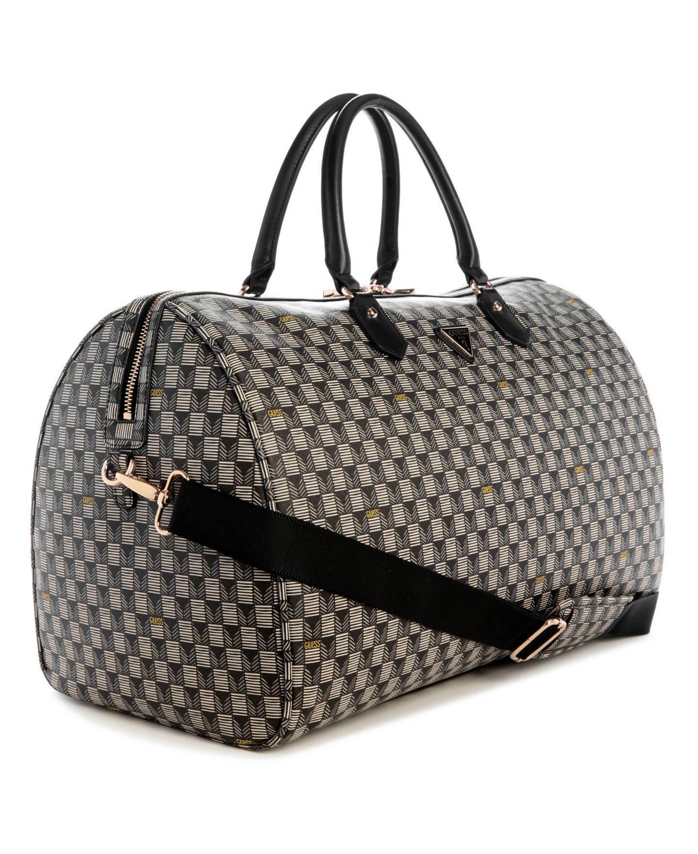 Женская сумка GUESS G Wave Weekender Large Duffel, цвет: Чёрный — фото 3