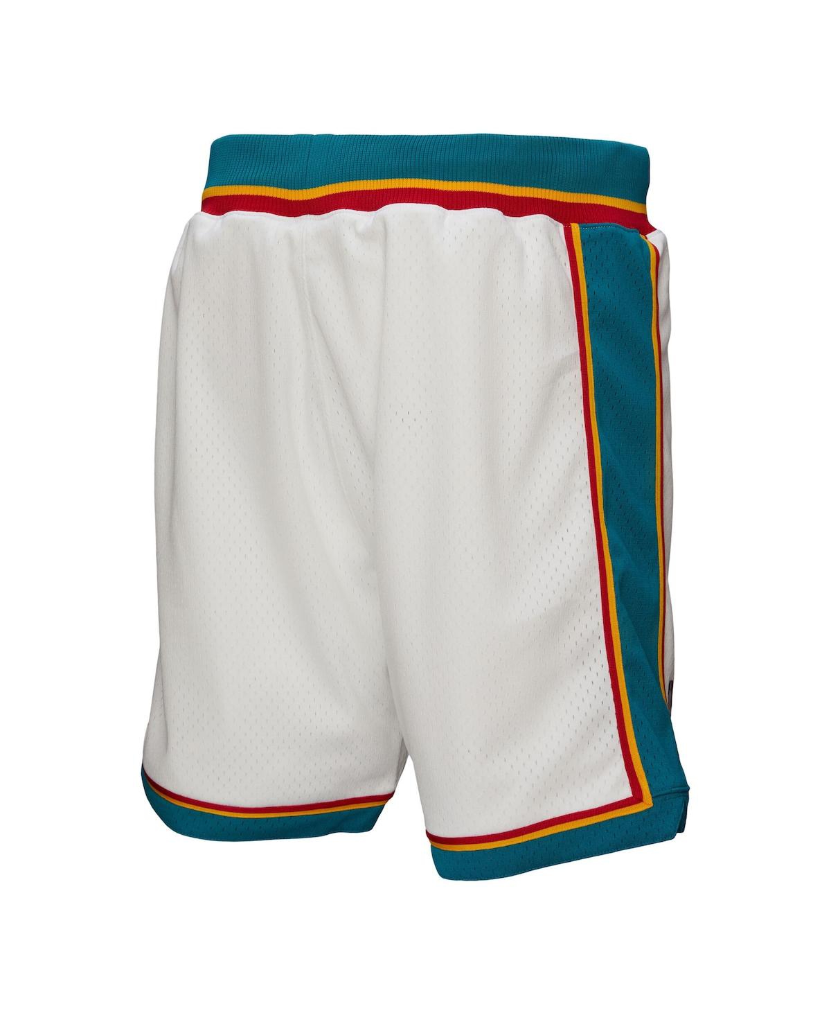 Mitchell & Ness Men's White Detroit Pistons Authentic Shorts In White