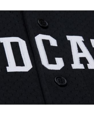 Men's Black Kentucky Wildcats On The Clock Full-Button Fashion Jersey