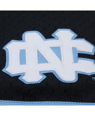 Men's Black North Carolina Tar Heels On The Clock Full-Button Fashion Jersey