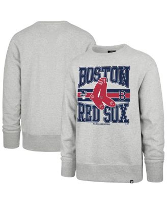 '47 Brand - Men's Gray Boston Red Sox Letters Headline Pullover Sweatshirt