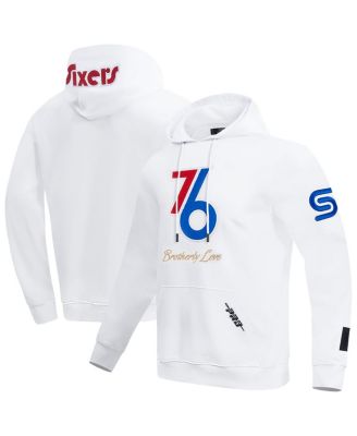 Pro Standard - Men's White Philadelphia 76ers 2024/25 City Edition Pullover Hoodie