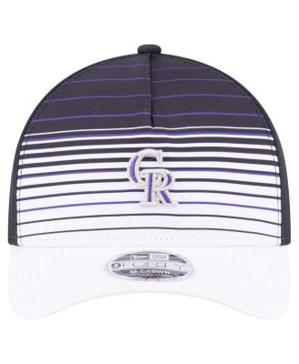 Men's Black Colorado Rockies Gradient 9Forty M-Crown Adjustable Hat