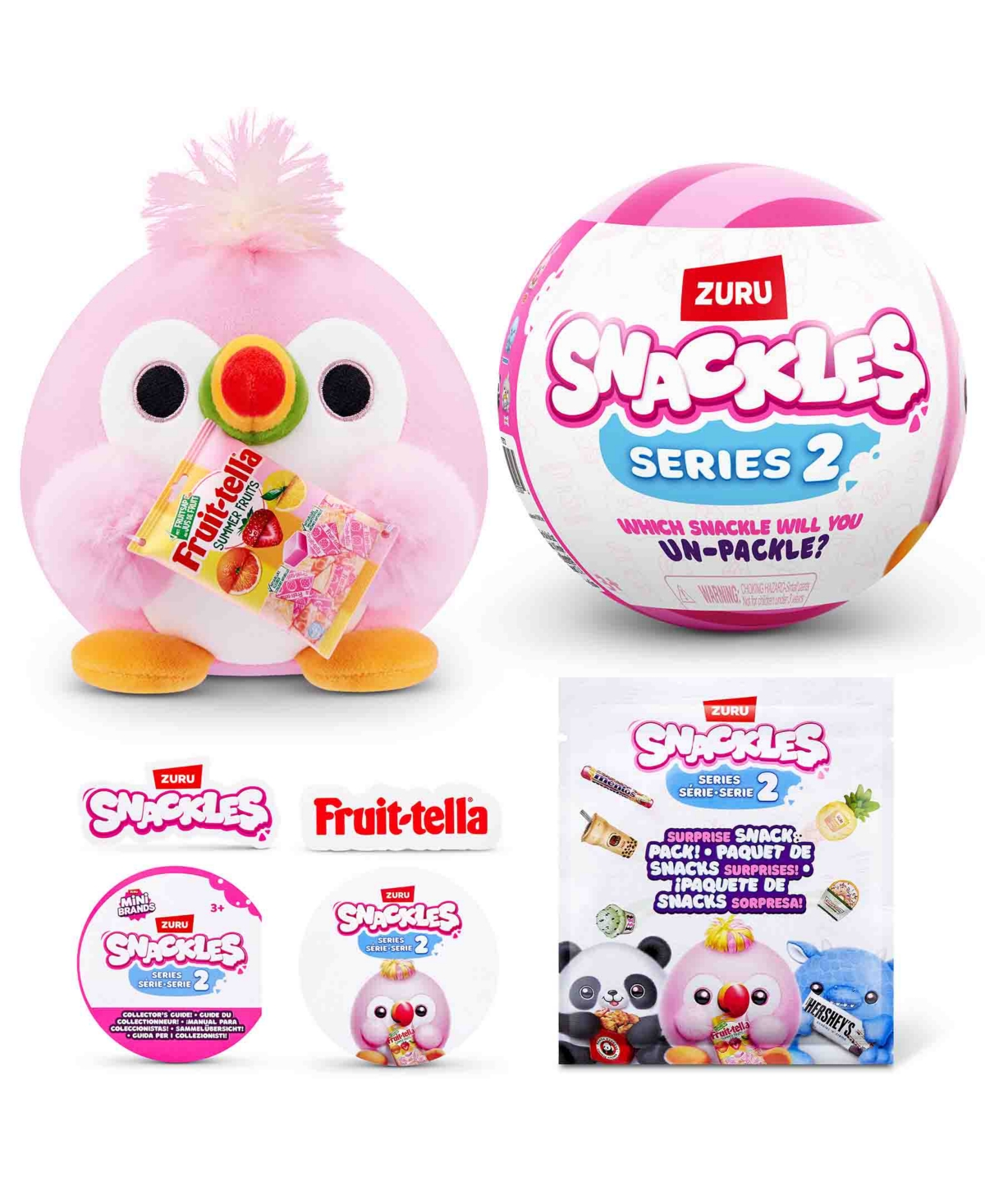 Snackles Series 2 Capsule Plush Toy In Multi