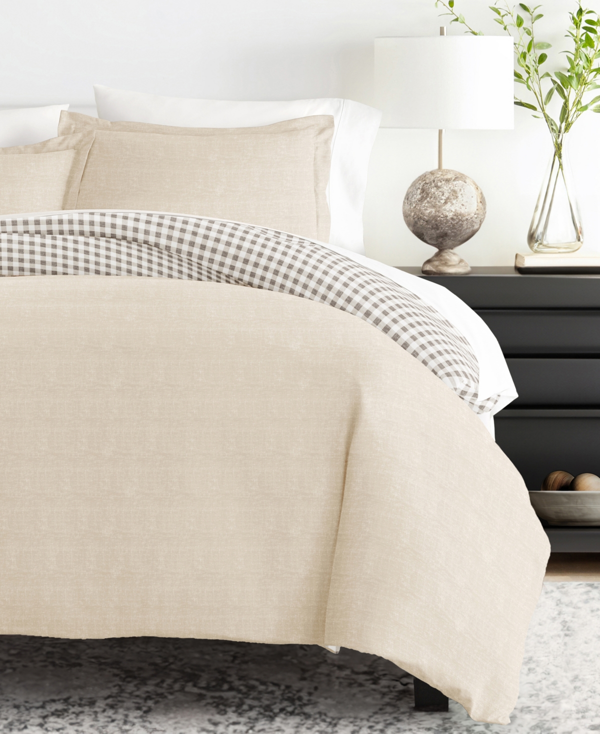 Ienjoy Home Timeless Pattern Reversible 3-pc. Duvet Cover Set, Full/queen