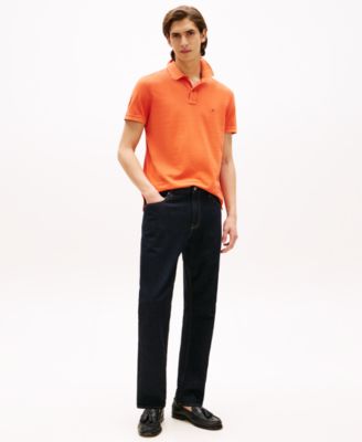 Men's Short Sleeve Garment-Dyed Polo Shirt