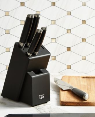 Leo Graphite 6-Piece Knife Block Set