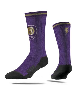 Strideline - Men's and Women's Orlando City SC 2025 Jersey Hook Premium Crew Socks