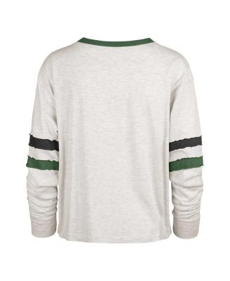 Women's Oatmeal Michigan State Spartans Vault All Class Lena Long Sleeve T-Shirt