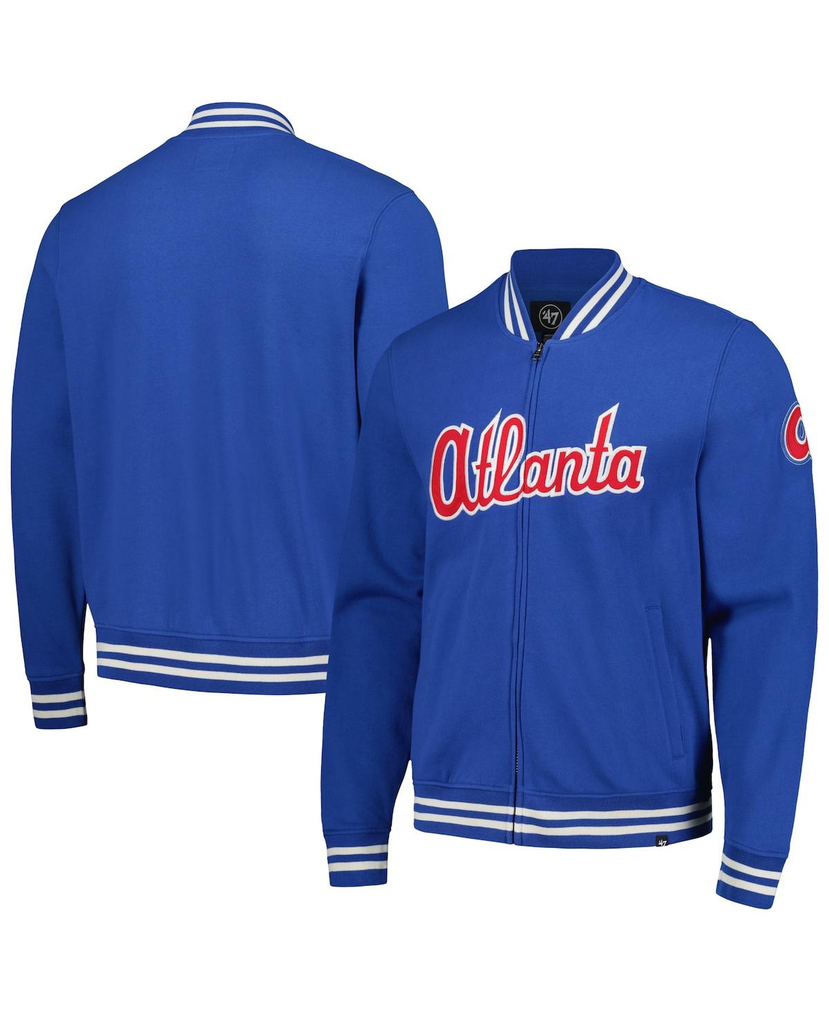 Men's Royal Atlanta Braves Pack Pro Camden Full-Zip Track Jacket - Royal