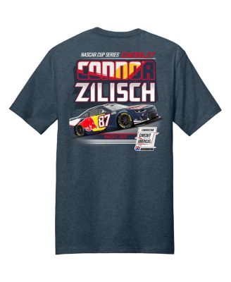 Men's Heather Navy Connor Zilisch Red Bull Car T-Shirt