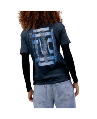 Women's Charcoal TLC Fan Mail Tour Graphic Ringer T-Shirt