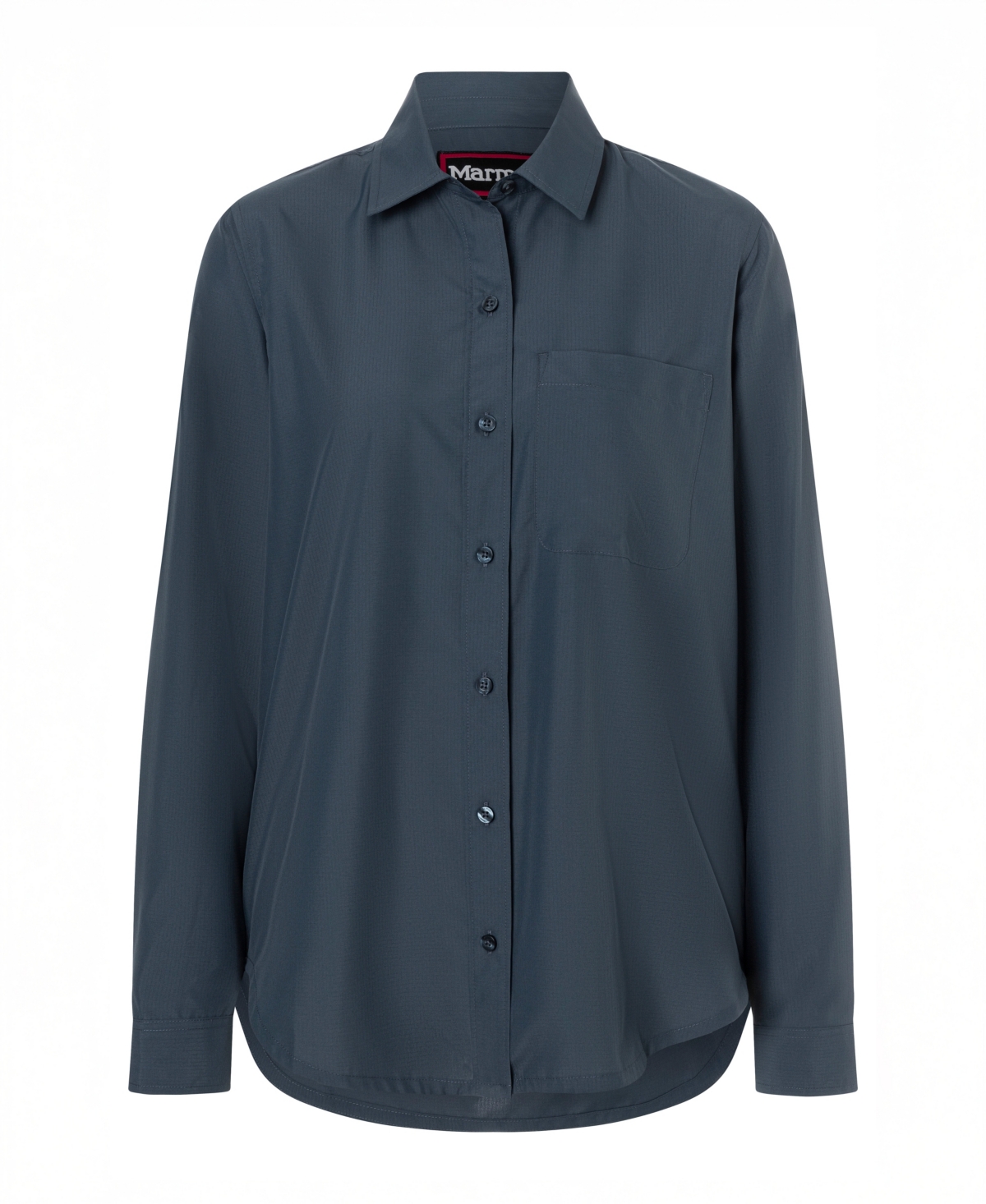 Marmot Women's Air Exchange Upf 40 Ls Classic Collar Shirt In Thunderhea
