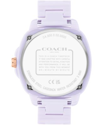 Women's Kitt Lavender Ceramic Bracelet Watch, 38mm