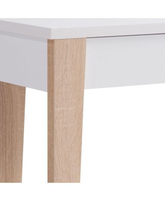 Entryway Console Table – Drawer, Shelf & Stylish Tapered Legs