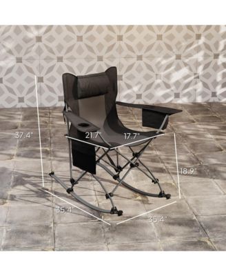 Camp Chairs for Adults, 2 Pack Outdoor Folding Chairs,