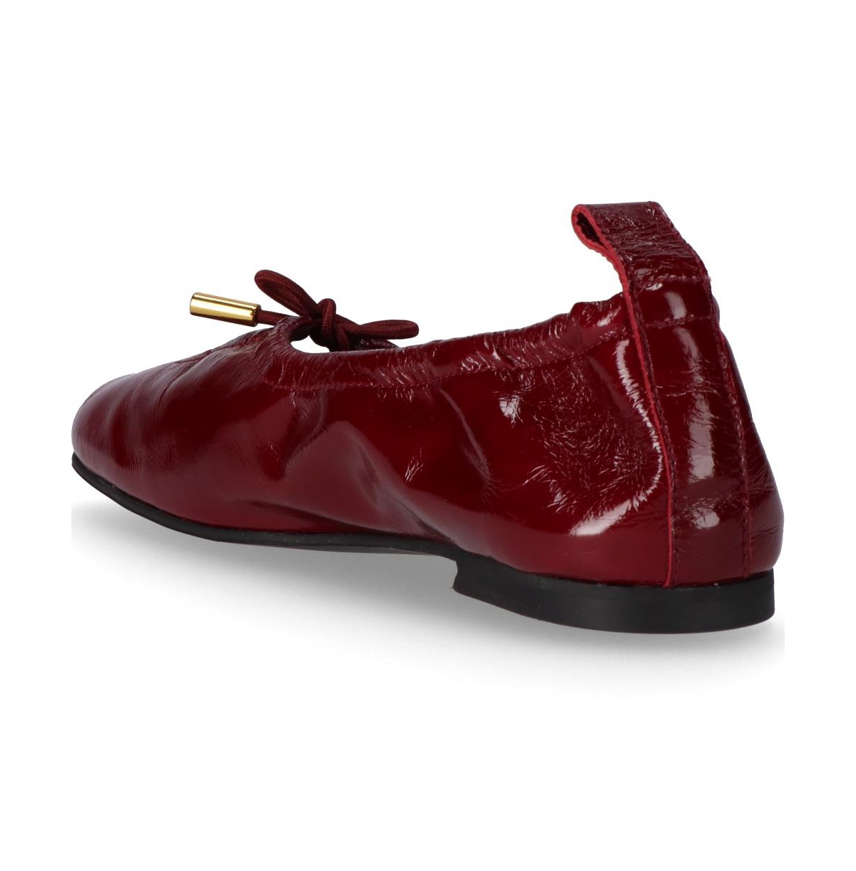 Rosalind Onix Burgundy Leather Ballet Flats