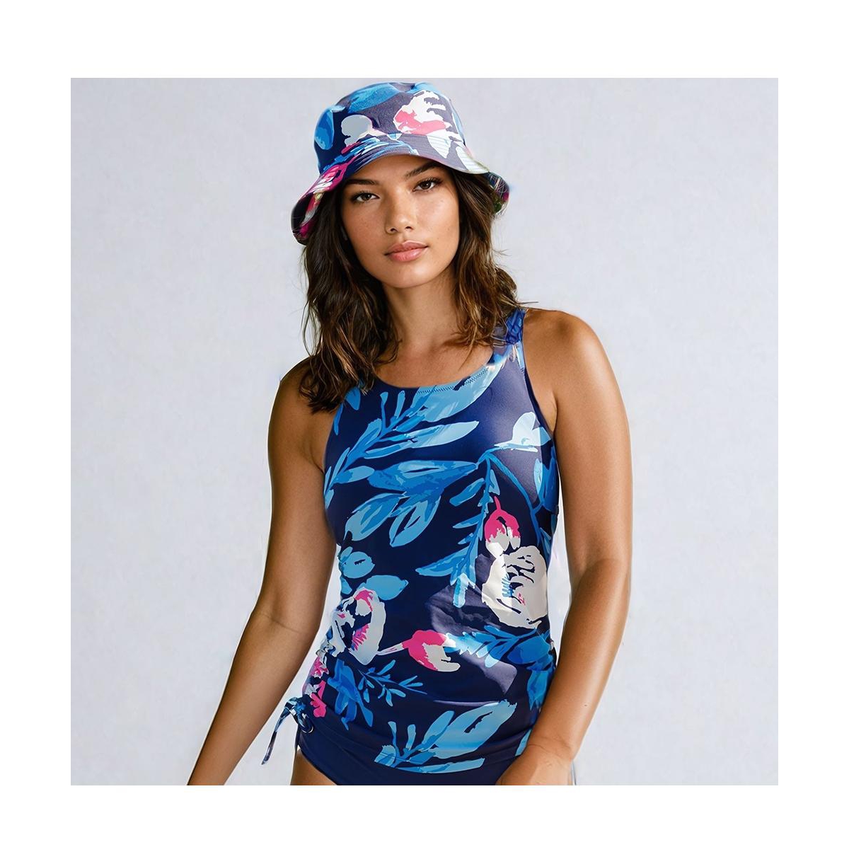 Women's Maya Tankini Swim Top With Removable Cups - Wine