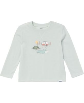 Toddler Boys 2-Piece Comfy Long Sleeve Top and Pajama Pant Set