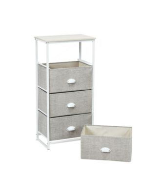 Chest Storage Tower Side Table Display Storage with 4 Drawers